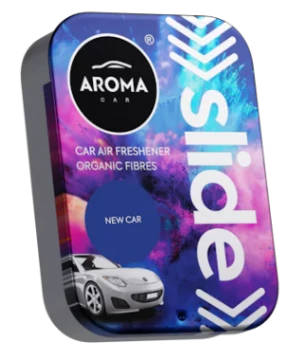 פחית ריח אורגנית Aroma Organic Slide New Car