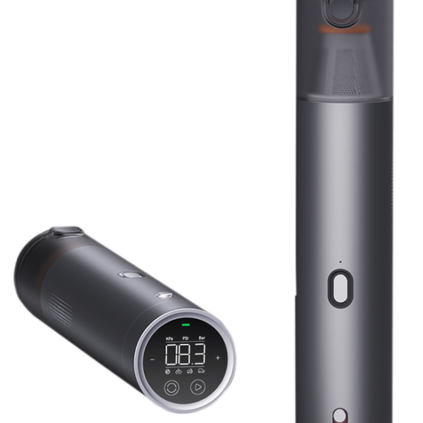 שואב אבק נטען ונייד לרכב  עם ניפוח אוויר וצג דיגיטלי H5