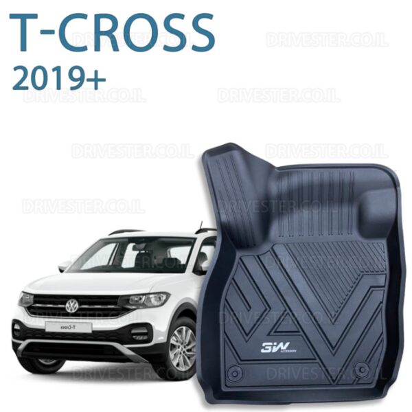 שטיחי 3W לפולקסווגן T-Cross שנת 2019+