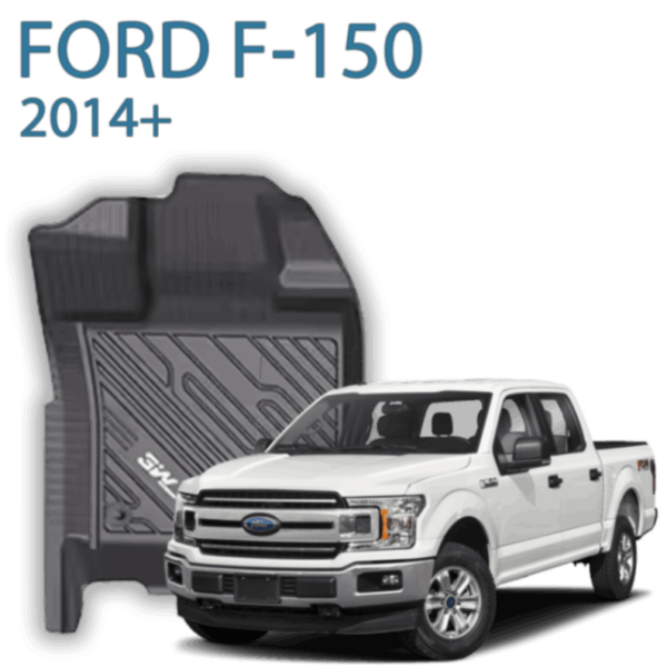 שטיחי 3W לפורד F-150 שנת 2014 ומלעה / F-150 Lightning שנת 2023+