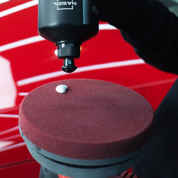 רפידת פוליש חיתוך גס (בורדו) לשימוש פוליש NASIOL CleaRub 105