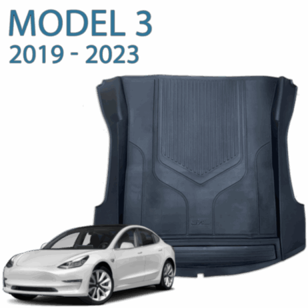 שטיח תא מטען 3W לטסלה מודל 3 שנת 2019-2023