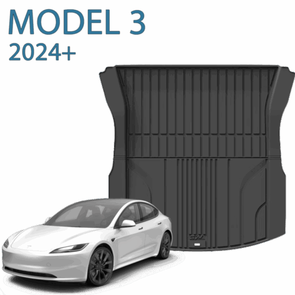 שטיח תא מטען 3W לטסלה מודל 3 שנת 2024+
