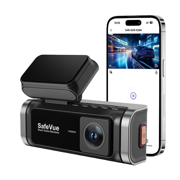 מצלמת דרך לרכב 2K עם SIM 4G, GPS ו-WiFi לצפייה מרחוק – דגם M5